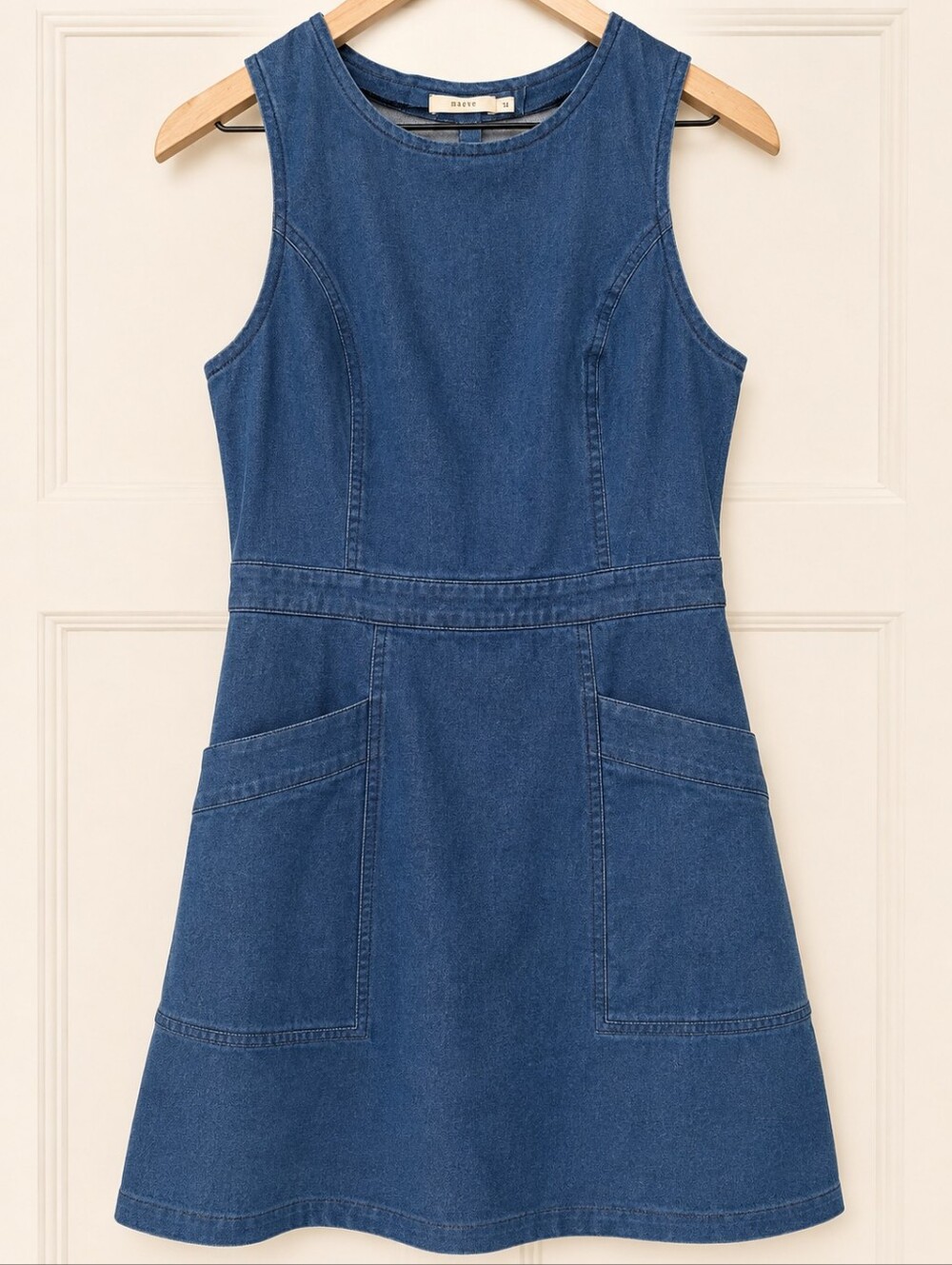 Lush Chambray Denim Front Pocket Mini - Picture 1 of 6